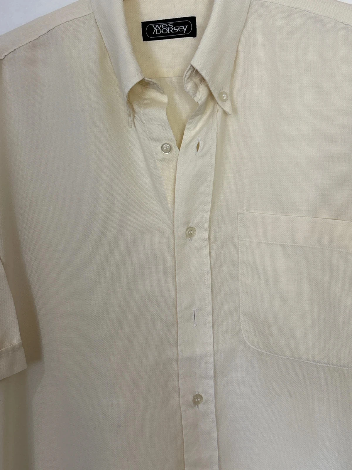 Camisa amarilla pálida talla XL Yves Dorsey – photo 2